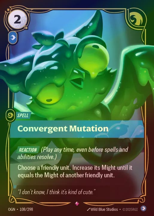 【FOIL】[Mind] Convergent Mutation [OGN-108-R]