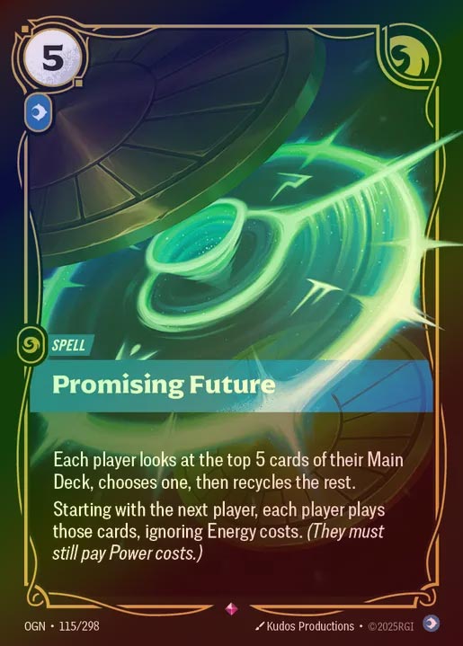 【FOIL】[Mind] Promising Future [OGN-115-R]