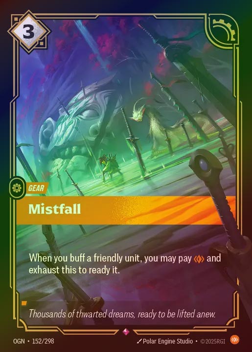 【FOIL】[Body] Mistfall [OGN-152-R]