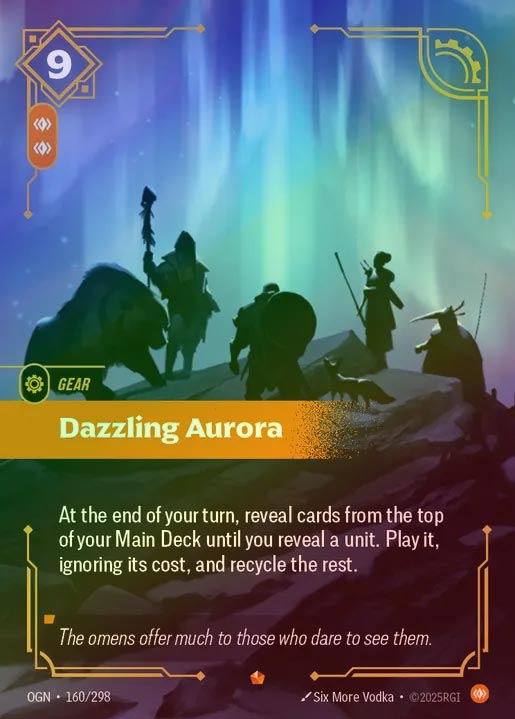 【FOIL】[Body] Dazzling Aurora [OGN-160-E]