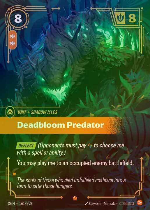 【FOIL】[Body] Deadbloom Predator [OGN-161-E]