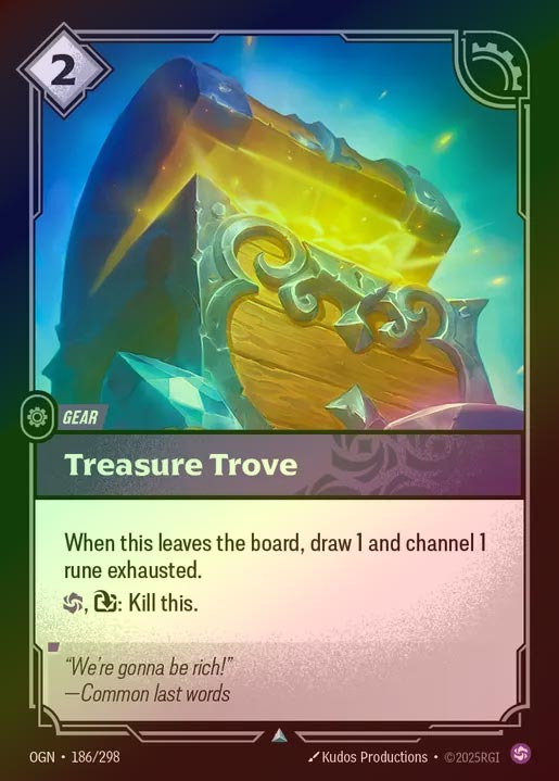 【FOIL】[Chaos] Treasure Trove [OGN-186-U]
