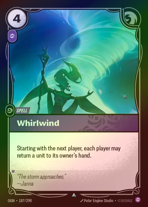 【FOIL】[Chaos] Whirlwind [OGN-187-U]