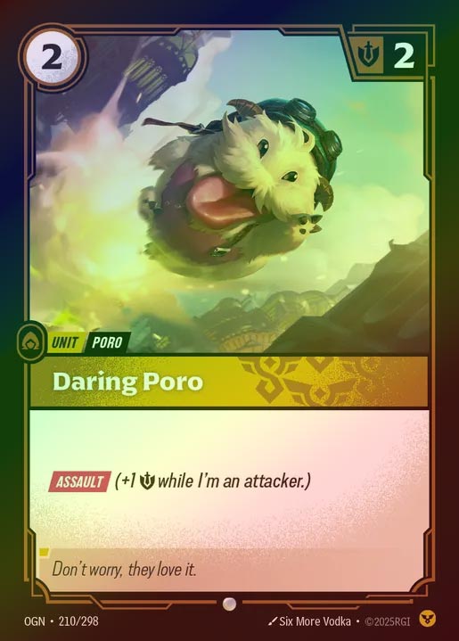 【FOIL】[Order] Daring Poro [OGN-210-C]