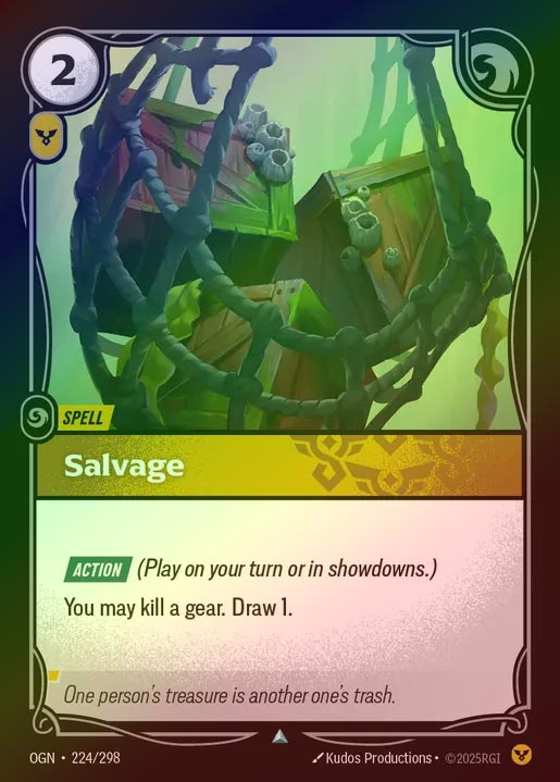 【FOIL】[Order] Salvage [OGN-224-U]