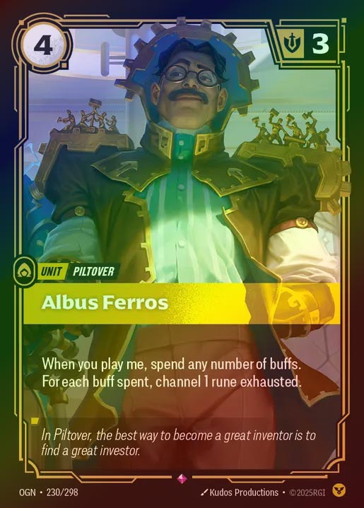 【FOIL】[Order] Albus Ferros [OGN-230-R]