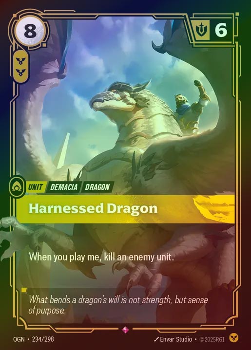【FOIL】[Order] Harnessed Dragon [OGN-234-R]