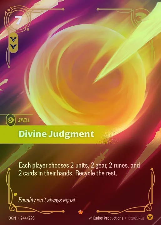 【FOIL】[Order] Divine Judgment [OGN-244-E]