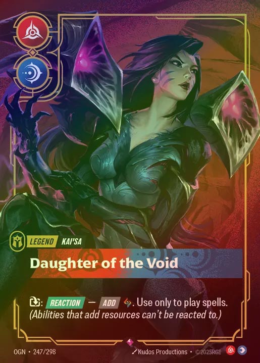 【FOIL】[Fury Mind] Daughter of the Void [OGN-247-R]