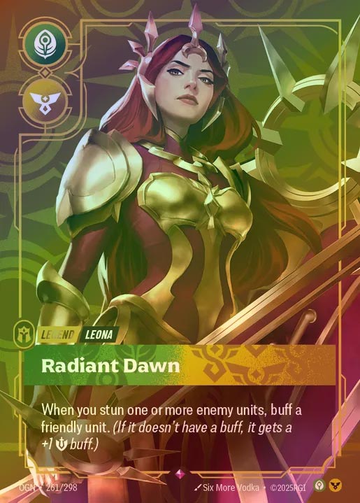 【FOIL】[Calm Order] Radiant Dawn [OGN-261-R]