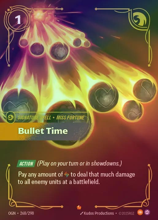 【FOIL】[Body Chaos] Bullet Time [OGN-268-E]