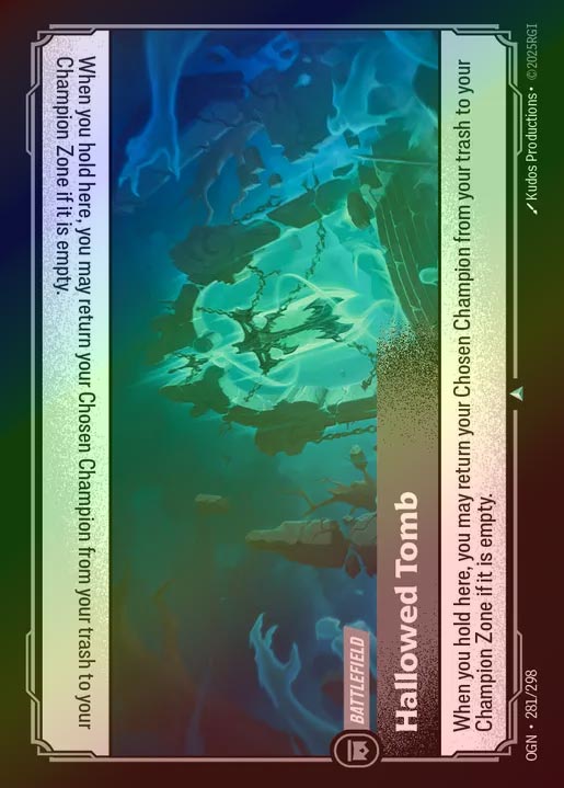 【FOIL】[Colorless] Hallowed Tomb [OGN-281-U]