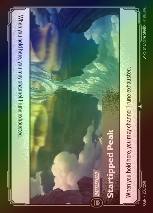 【FOIL】[Colorless] Startipped Peak [OGN-288-U]