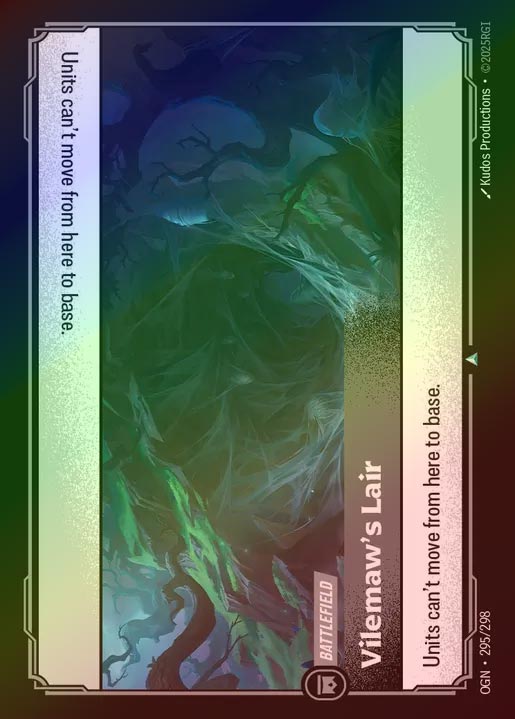 【FOIL】[Colorless] Vilemaw's Lair [OGN-295-U]