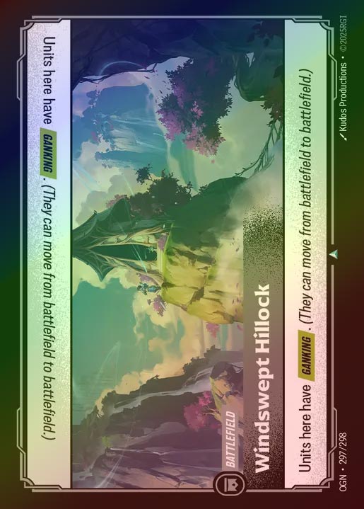 【FOIL】[Colorless] Windswept Hillock [OGN-297-U]