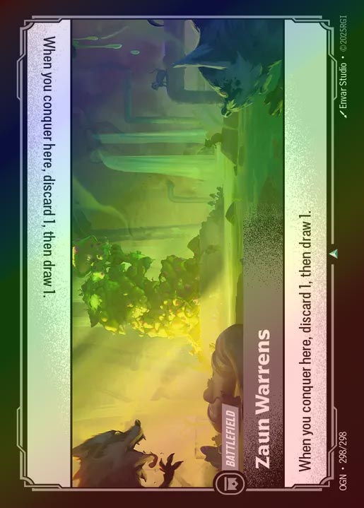 【FOIL】[Colorless] Zaun Warrens [OGN-298-U]