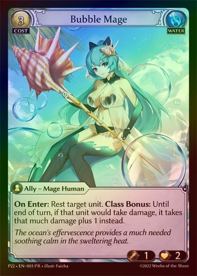 【FOIL】[Water] Bubble Mage [P22-003-PR]