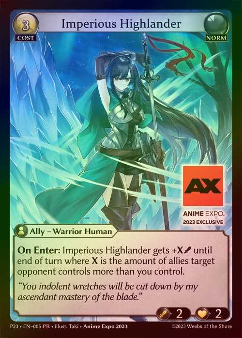 【FOIL】[Norm] Imperious Highlander [P23-005-PR]