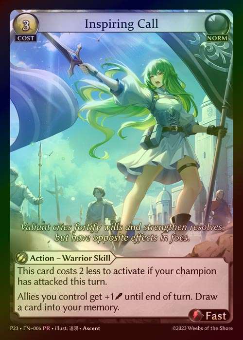 【FOIL】[Norm] Inspiring Call [P23-006-PR]