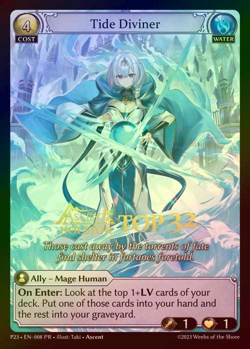 【FOIL】[Water] Tide Diviner [P23-008-PR]