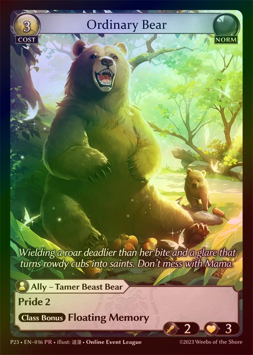 【FOIL】[Norm] Ordinary Bear [P23-016-PR]