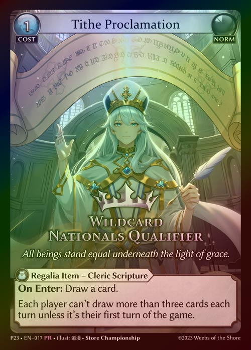 【FOIL】[Norm] Tithe Proclamation [P23-017-PR]