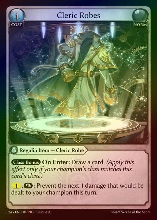 【FOIL】[Norm] Cleric Robes [P24-004-PR]