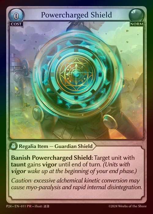 【FOIL】[Norm] Powercharged Shield [P24-011-PR]