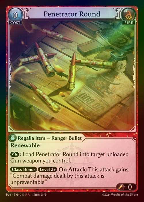 【FOIL】[Fire] Penetrator Round [P24-019-PR]