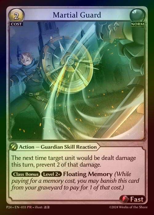 【FOIL】[Norm] Martial Guard [P24-033-PR]