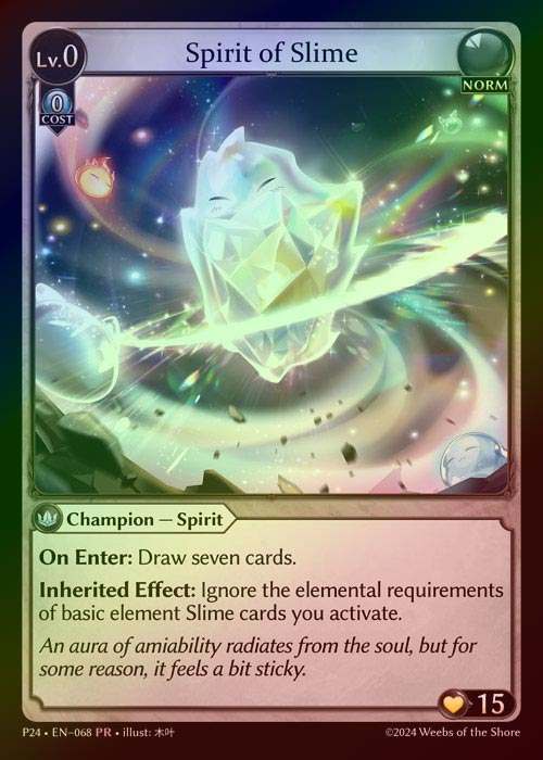 【FOIL】[Norm] Spirit of Slime [P24-068-PR]