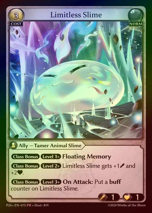 【FOIL】[Norm] Limitless Slime [P24-075-PR]