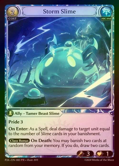 【FOIL】[Arcane] Storm Slime [P24-083-PR]