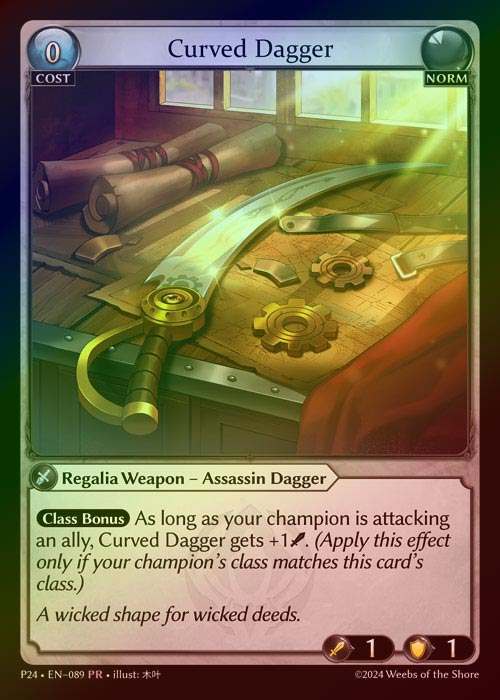 【FOIL】[Norm] Curved Dagger [P24-089-PR]