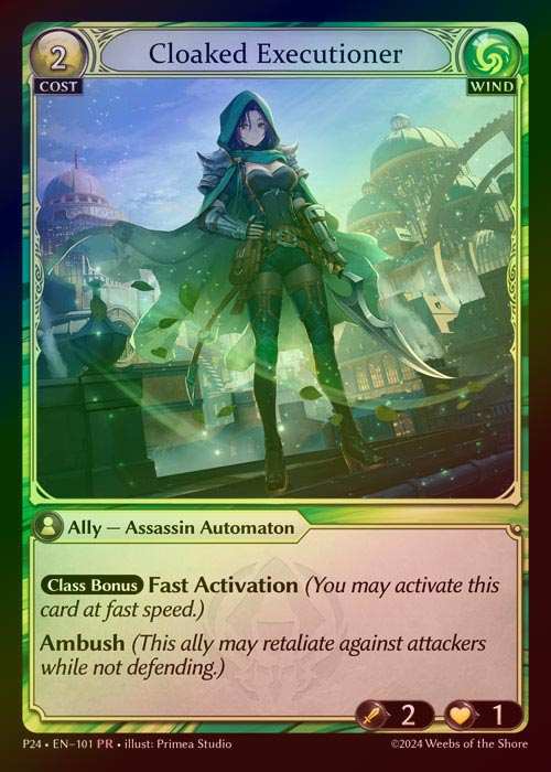 【FOIL】[Wind] Cloaked Executioner [P24-101-PR]