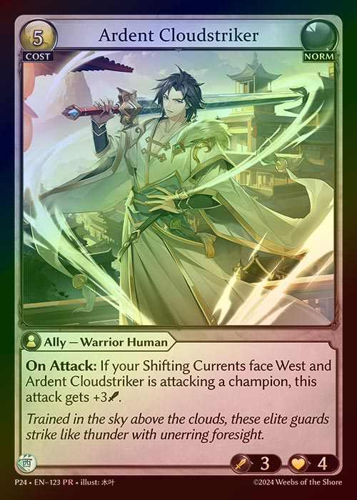 【FOIL】[Norm] Ardent Cloudstriker [P24-123-PR]