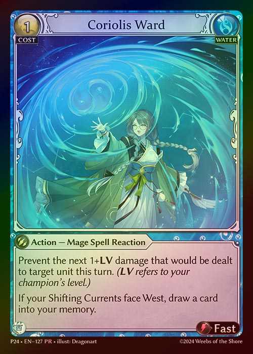 【FOIL】[Water] Coriolis Ward [P24-127-PR]