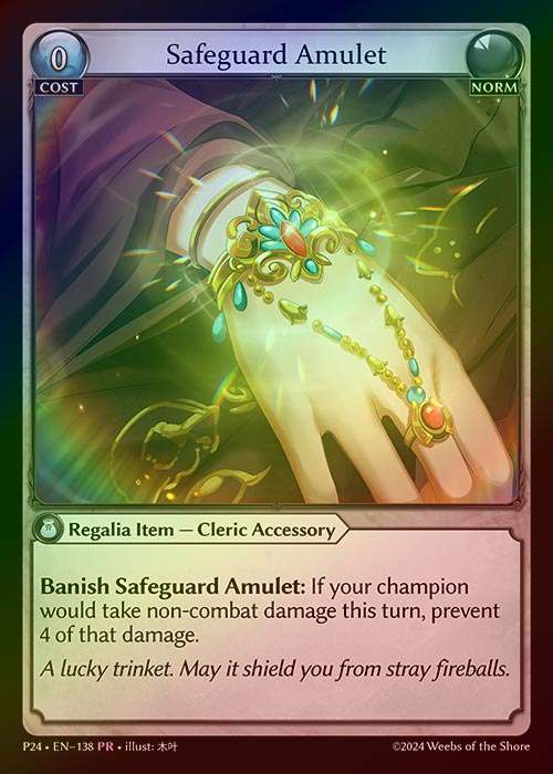 【FOIL】[Norm] Safeguard Amulet [P24-138-PR]