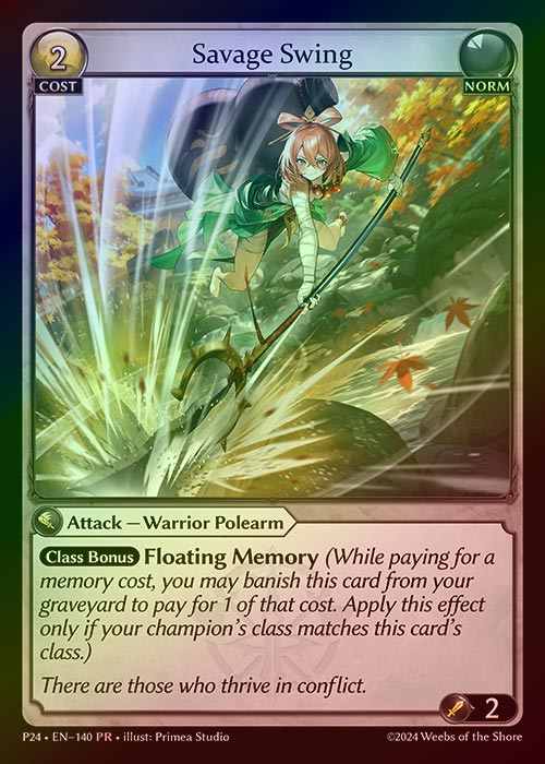 【FOIL】[Norm] Savage Swing [P24-140-PR]