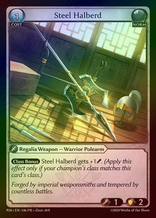 【FOIL】[Norm] Steel Halberd [P24-146-PR]