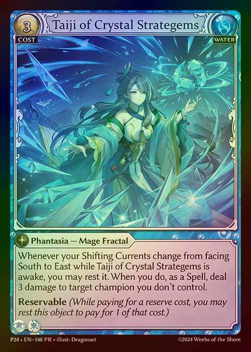 【FOIL】[Water] Taiji of Crystal Strategems [P24-148-PR]