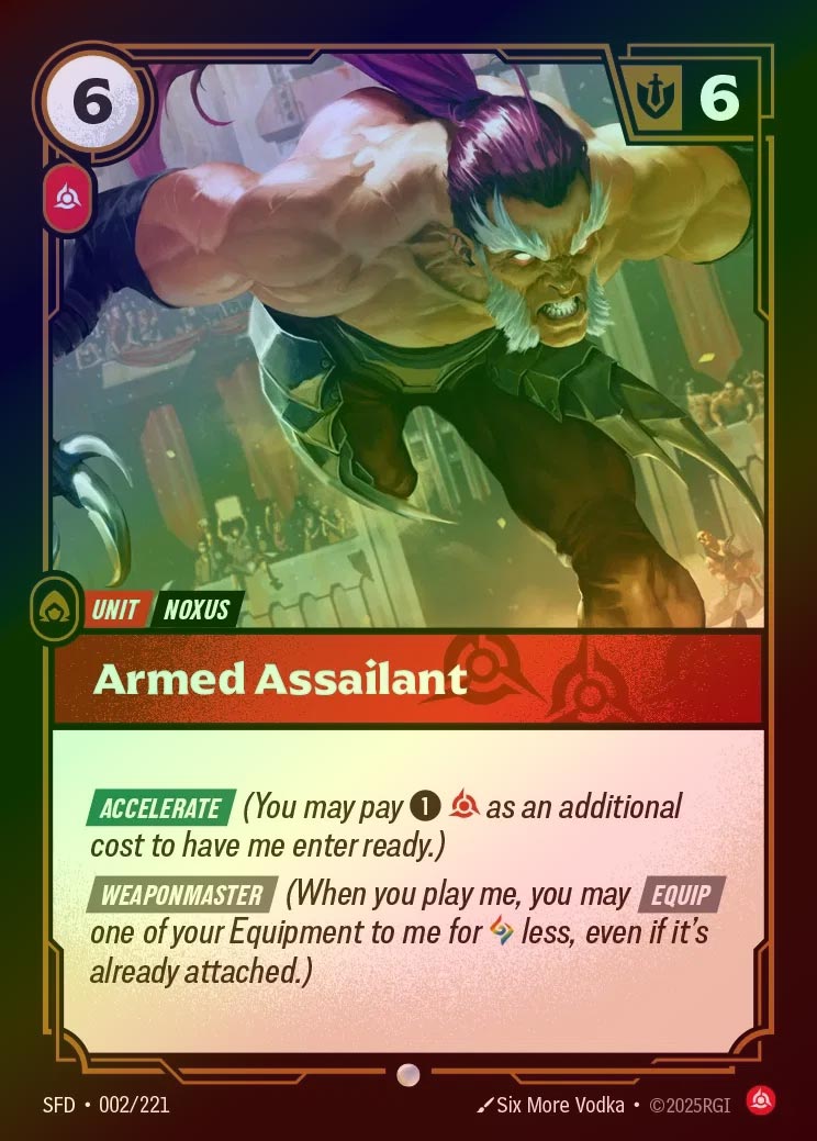 【FOIL】[Fury] Armed Assailant [SFD-002-C]
