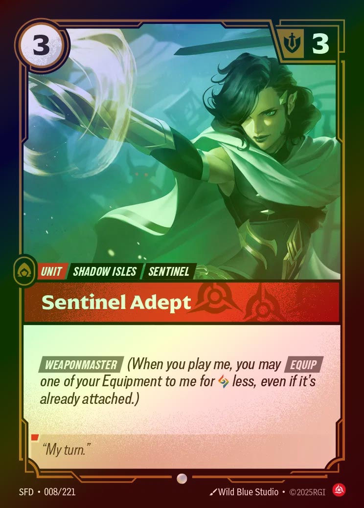 【FOIL】[Fury] Sentinel Adept [SFD-008-C]