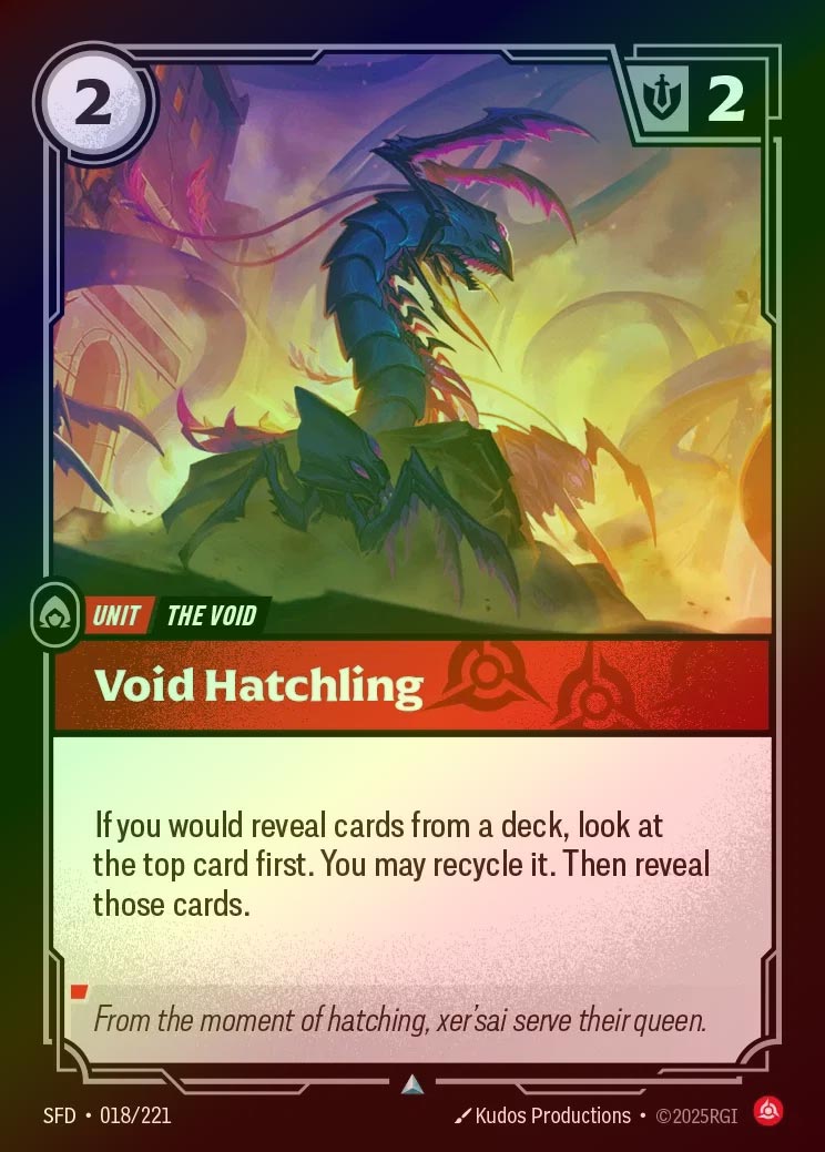【FOIL】[Fury] Void Hatchling [SFD-018-U]