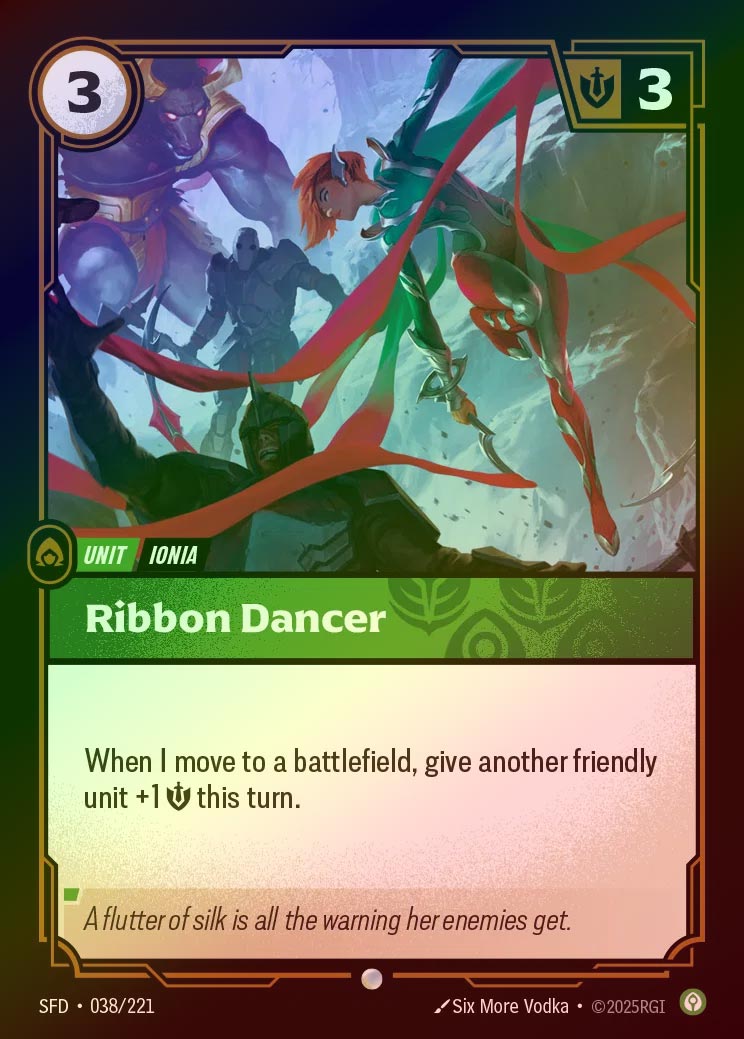 【FOIL】[Calm] Ribbon Dancer [SFD-038-C]