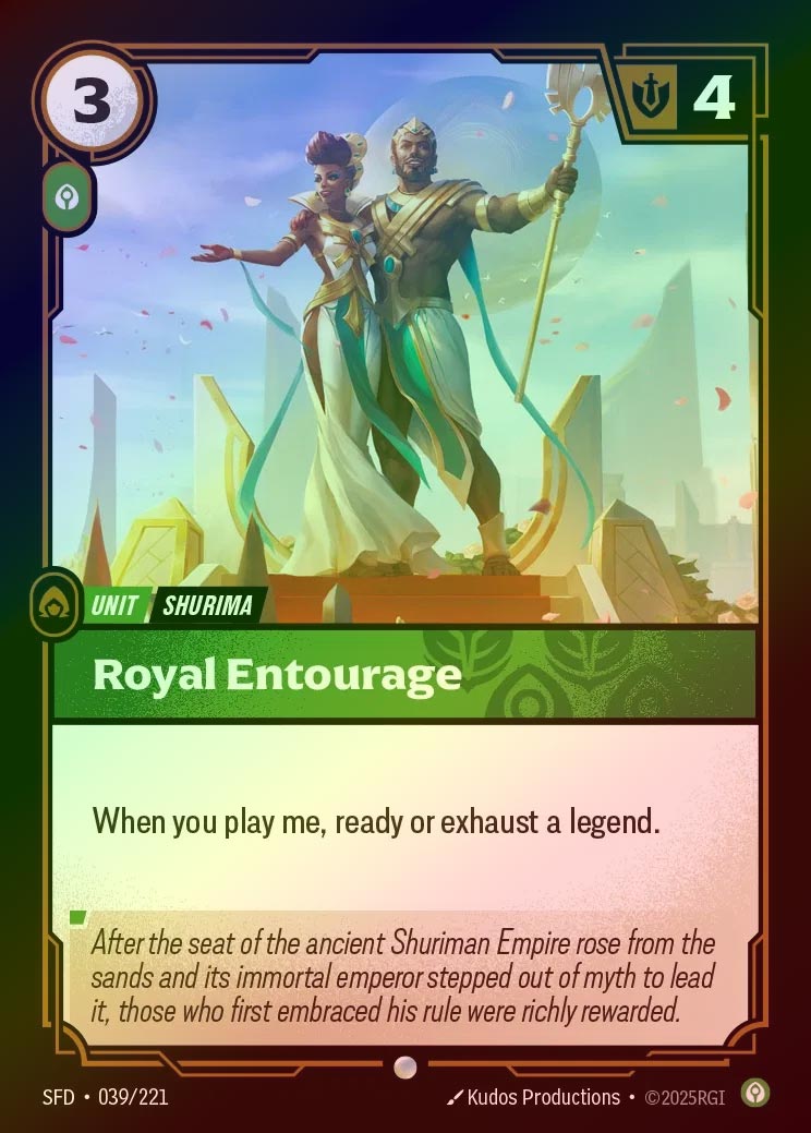 【FOIL】[Calm] Royal Entourage [SFD-039-C]