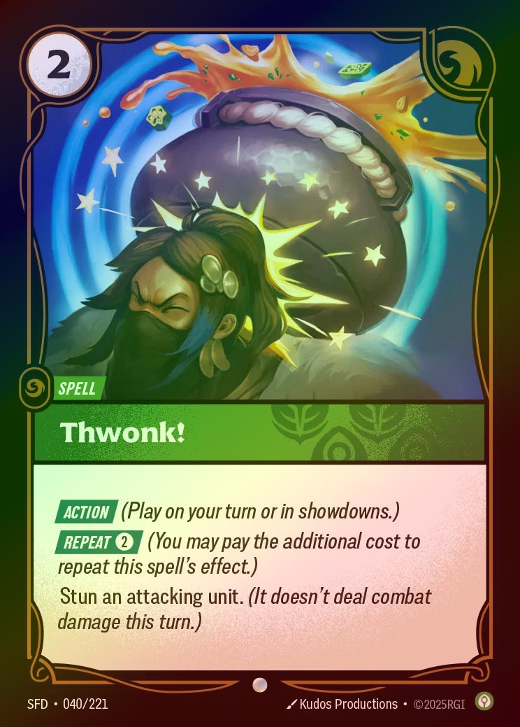 【FOIL】[Calm] Thwonk! [SFD-040-C]