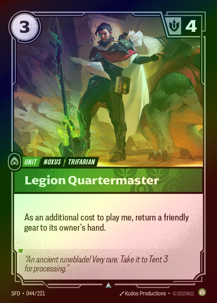 【FOIL】[Calm] Legion Quartermaster [SFD-044-U]