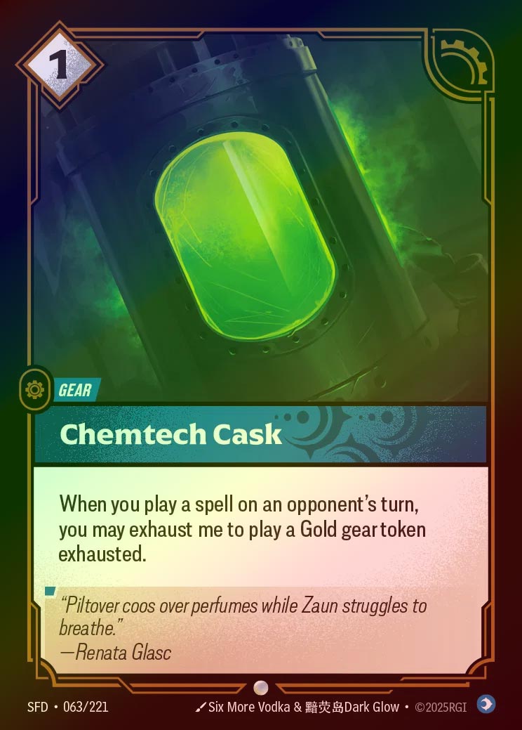 【FOIL】[Mind] Chemtech Cask [SFD-063-C]