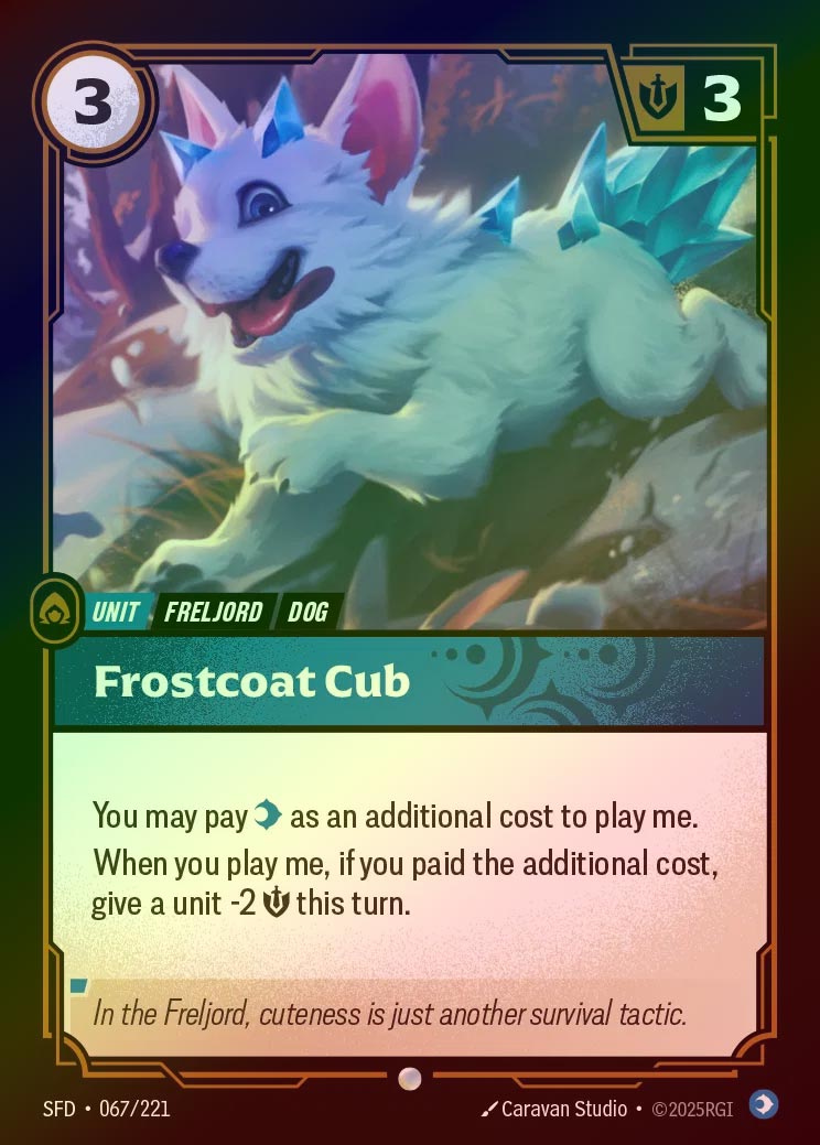 【FOIL】[Mind] Frostcoat Cub [SFD-067-C]